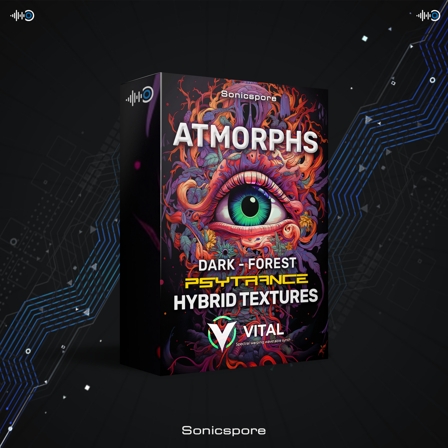 psytrance presets, vital vst pack, dark psytrance pack, psytrance production dark atmospheres, vital synth, psytrance production tool 75 psytrance preset pack
