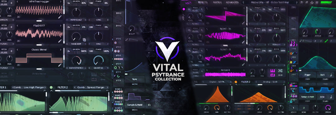Vital VST Psytrance preset collection – advanced modulation and wavetable synthesis for electronic music production