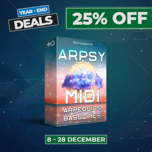 ARPSY 1 - Psytrance Arps & Bass Midi Loops