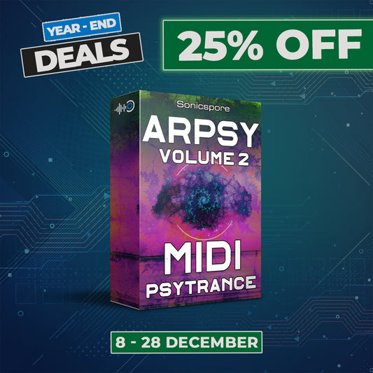 ARPSY v2 -  Psytrance Midi Arpeggios