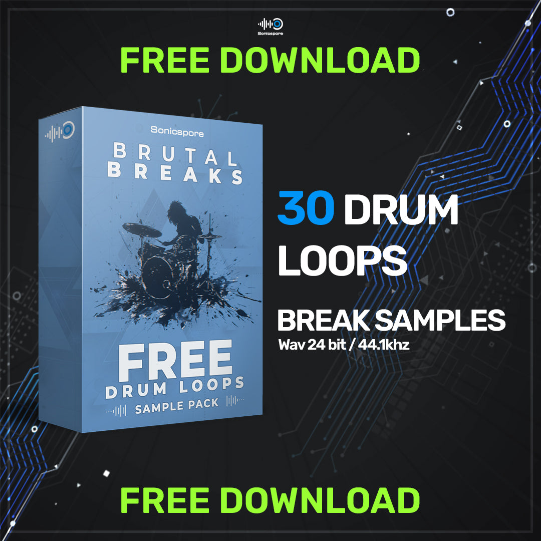 Sonicspore - BRUTAL BREAKS - Free Drum Loops (Samples)