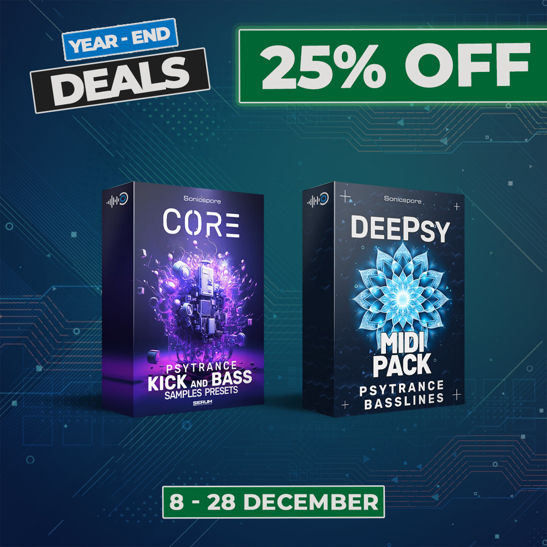 PSYTRANCE KICK and BASS BUNDLE - Serum Midi Samples