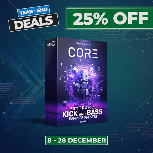 CORE - Psytrance Kick & Bass (Serum/Samples)