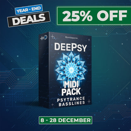 DEEPSY - Psytrance MIDI Basslines