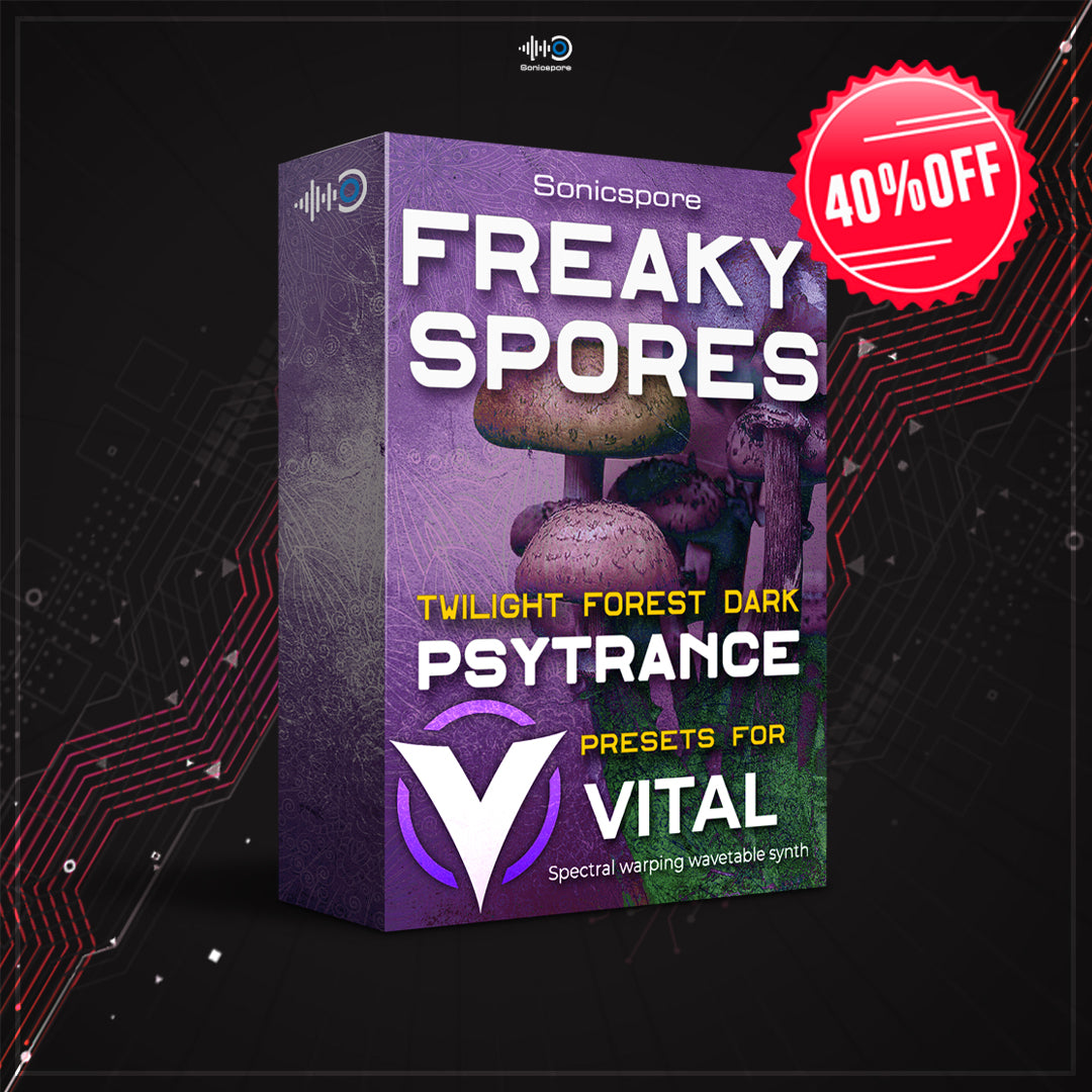 FREAKY SPORES - Psytrance Vital Presets / Midi