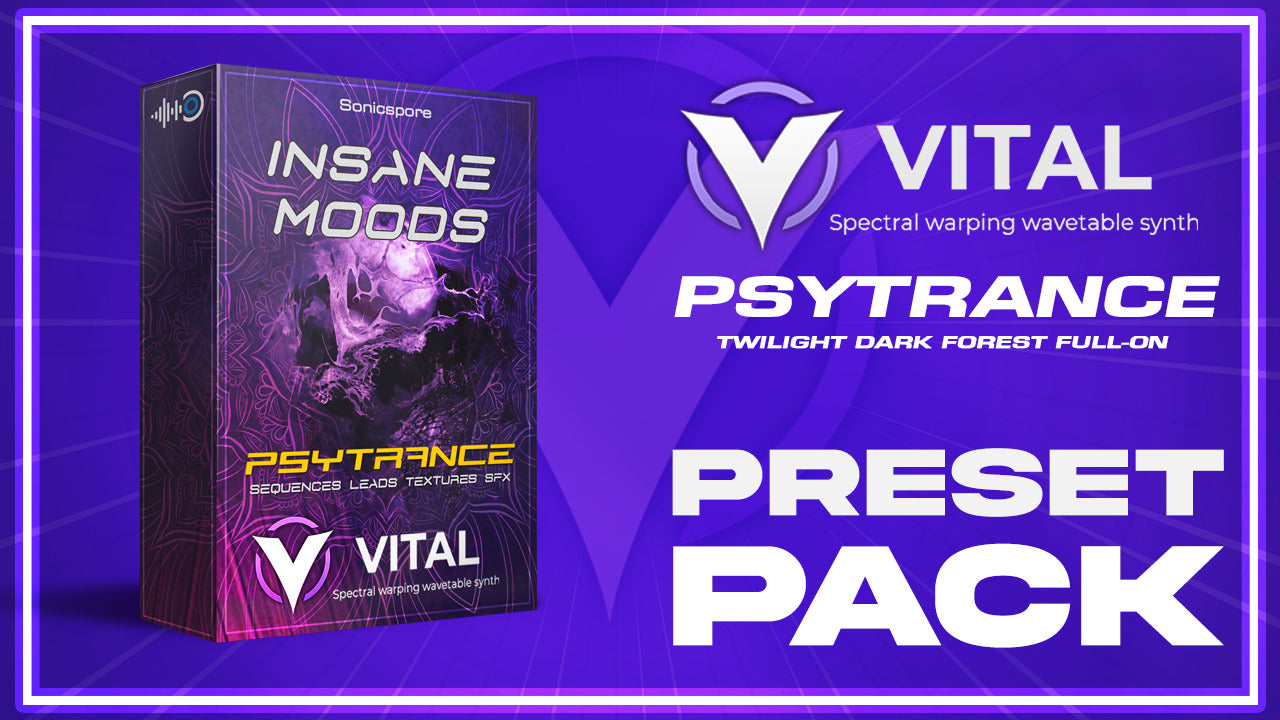 Load video: vital psytrance presets packs in action