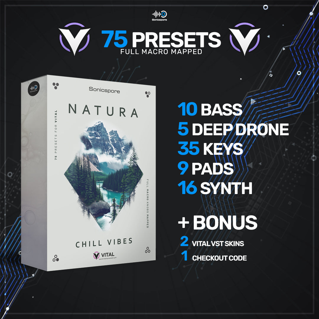 75 Electronic Chill Music Presets for Vital