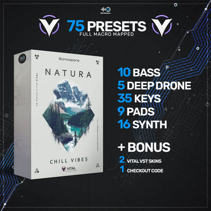 75 Electronic Chill Music Presets for Vital