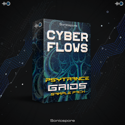 Sonicspore Cyber Flows Psytrance Grid Sample Pack