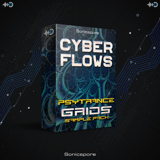 Sonicspore Cyber Flows Psytrance Grid Sample Pack