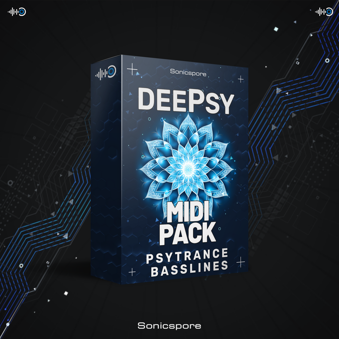 Sonicspore Deepsy Psytrance MIDI Bassline Collection