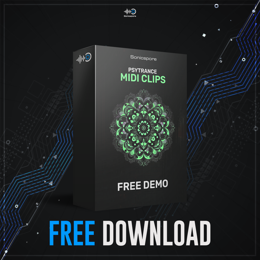 Sonicspore Free Psytrance MIDI Demo Pack