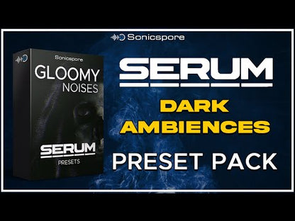 Sonicspore - DARK AMBIENT SERUM BUNDLE