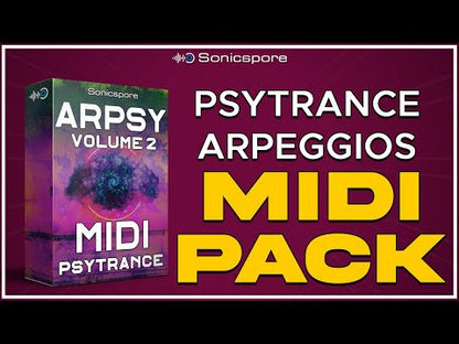 Sonicspore - ARPSY 4 - Psytrance Arpeggios (MIDI - Serum)