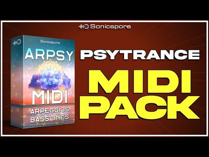 Sonicspore - ARPSY 4 - Psytrance Arpeggios (MIDI - Serum)