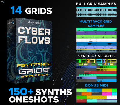 322 Professional Psytrance Grid Samples Library