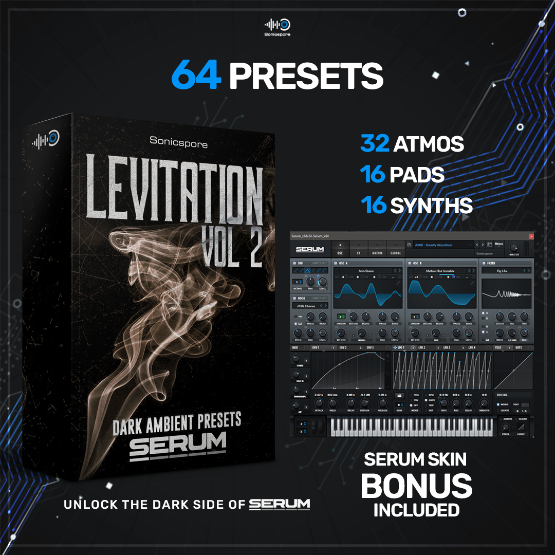 64 Dark Ambient Atmospheric Presets for Serum