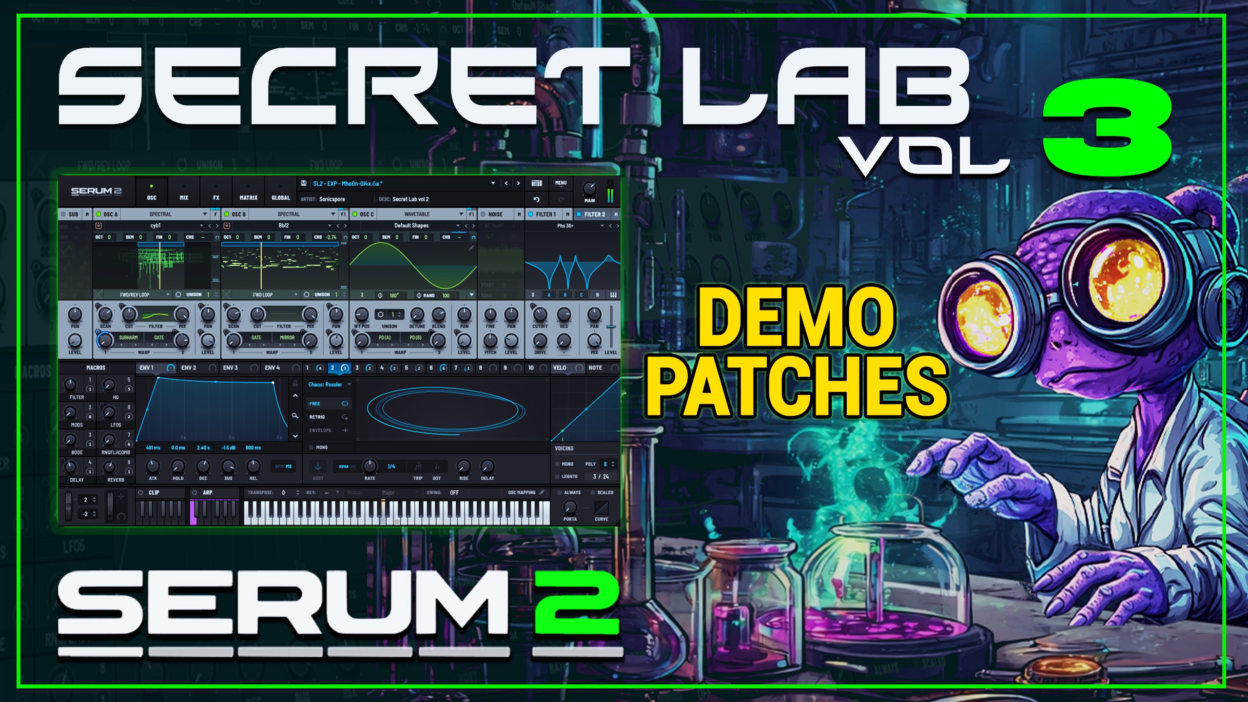 Secret Lab FX Collection - Preset Packs for Serum 2 – Sonicspore