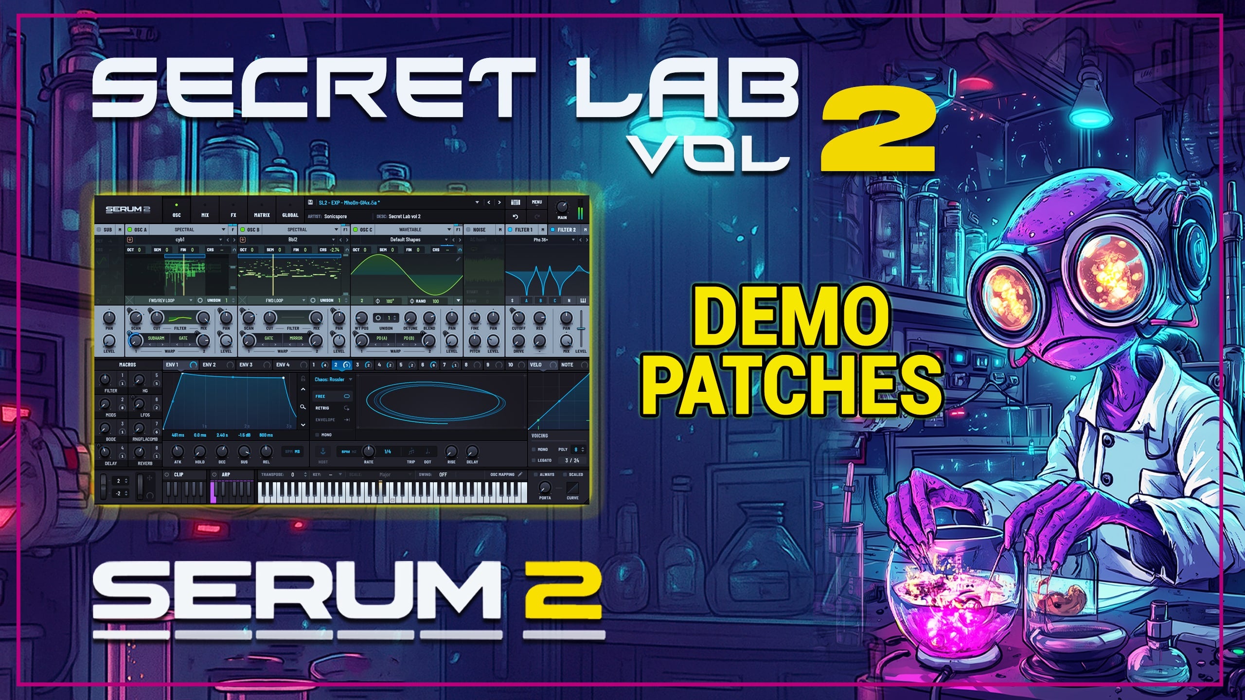 Secret Lab FX Collection - Preset Packs for Serum 2 – Sonicspore