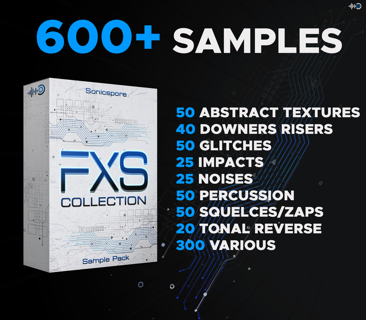 Sound Effects Package Sound Effects Sample Pack for music producers – Sonicspore Sounds