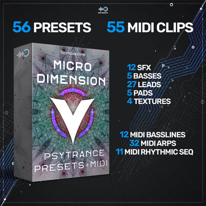 56 Professional Psytrance Vital Presets Bundle
